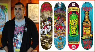 From the Advertising World to Skateboard Art :: Artist Brian Romero Has a Deathwish