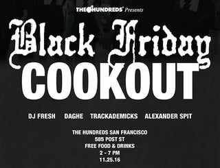 Black Friday Cookout at POST w/ Alexander Spit, Trackademicks & More