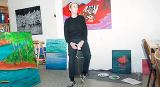 Amsterdam Artist Floor van het Nederend Turned a Band T-Shirt into an Art Career