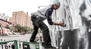 PHOTO SET :: FUTURA Paints the Historic Bowery Wall in NYC