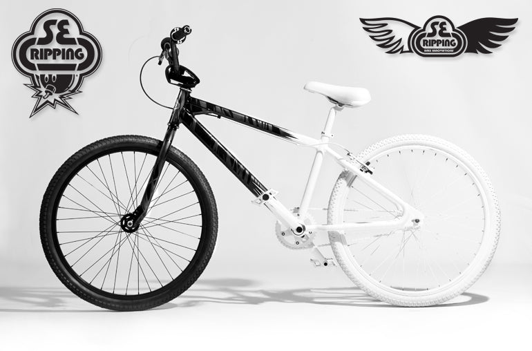 Black and white se bike on sale