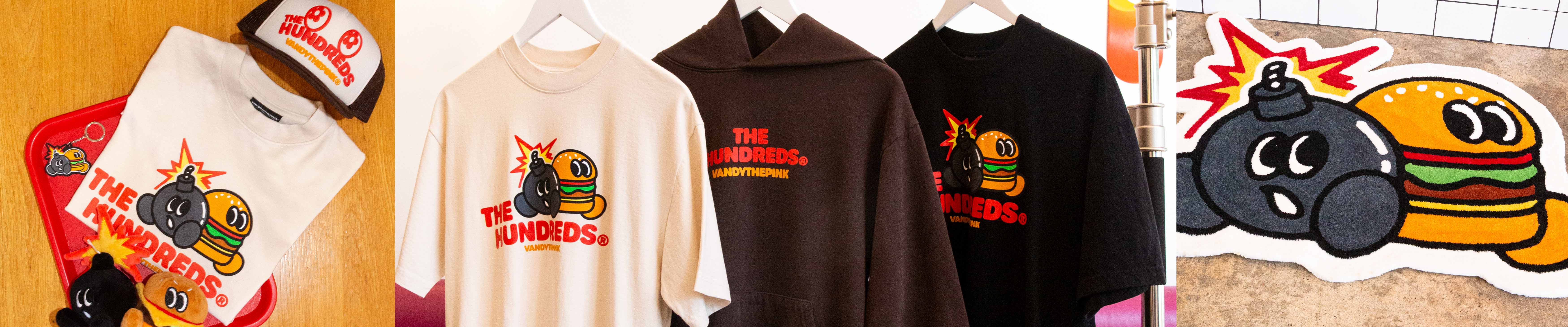 The Hundreds x Vandy The Pink Hoodie Brown