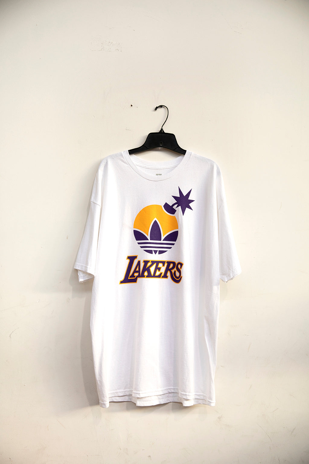 adidas, Shirts, Adidas Los Angeles Lakers Mens Tshirt