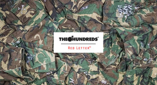 A Closer Look at the One-Of-A-Kind The Hundreds Red Letter Camo Shorts