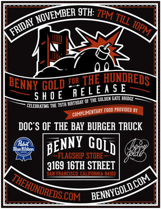 BENNY GOLD FOR THE HUNDREDS :: SHOE RELEASE PARTY