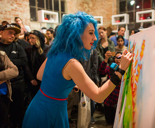 Lora Zombie x The Hundreds Santa Monica :: Live Painting Recap