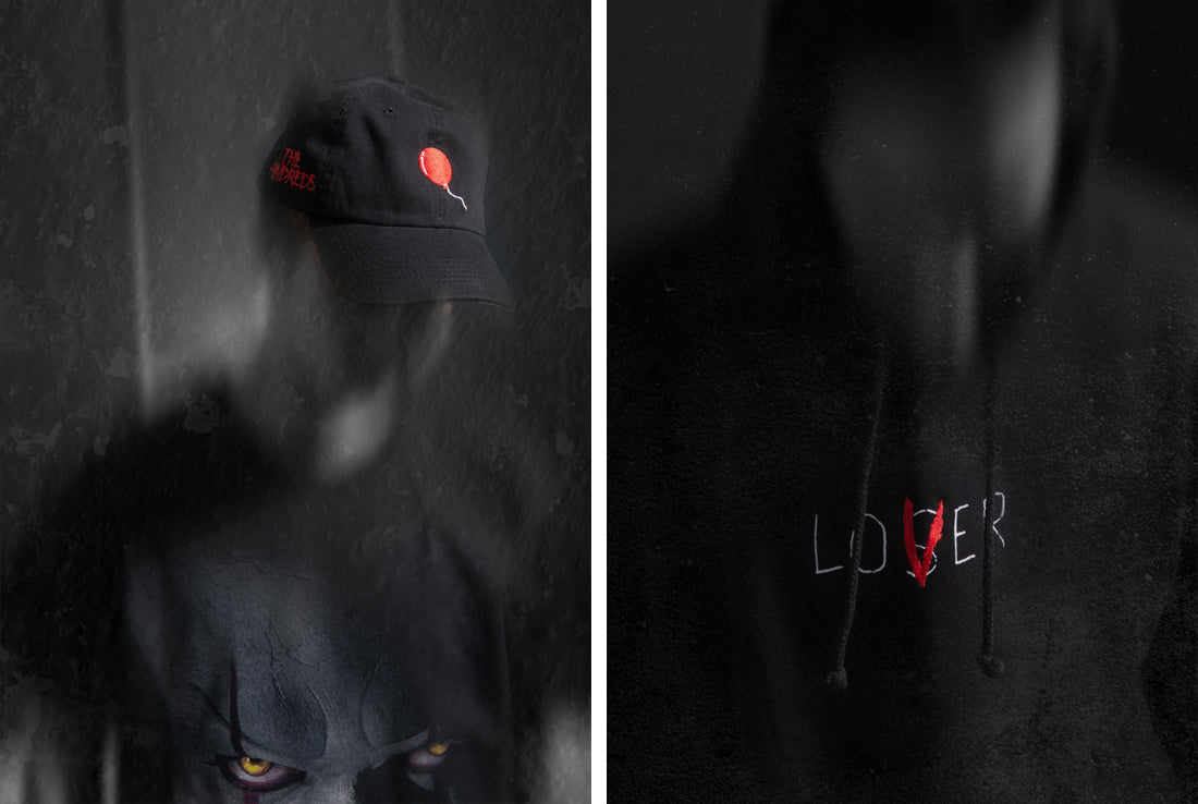 The hundreds x store it lover black hoodie