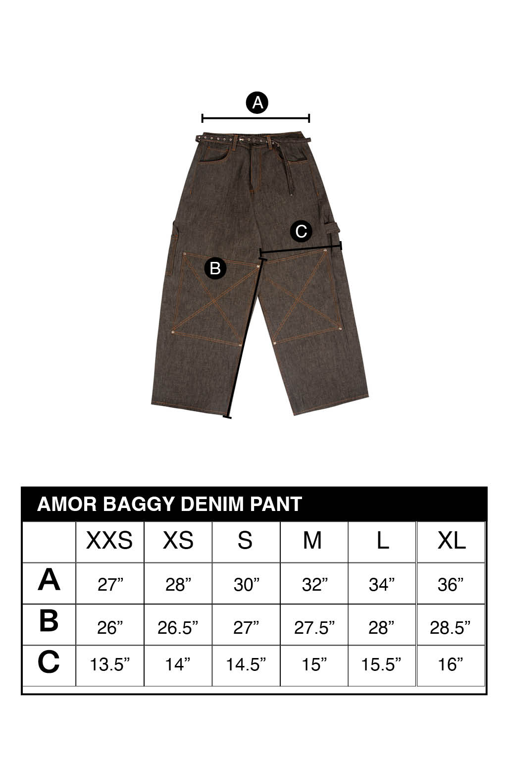 Amor Big Stepper Denim