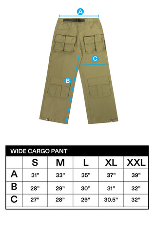 Wide Cargo Pants