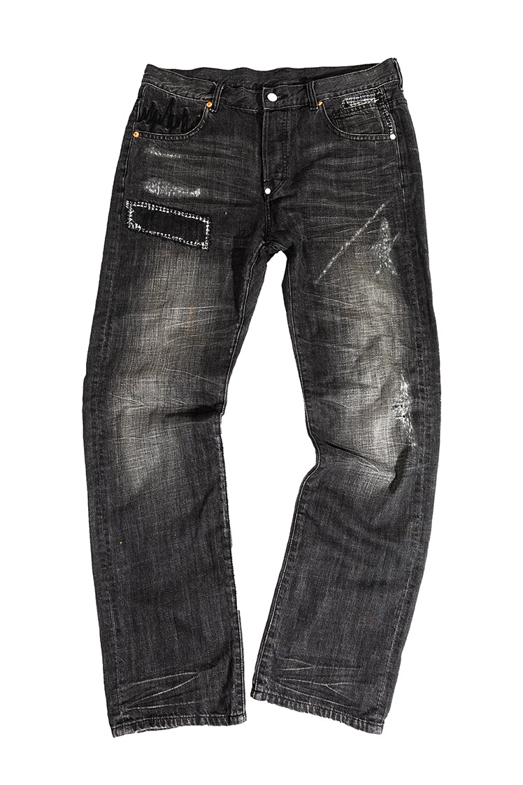 Patches Public Label Black Denim