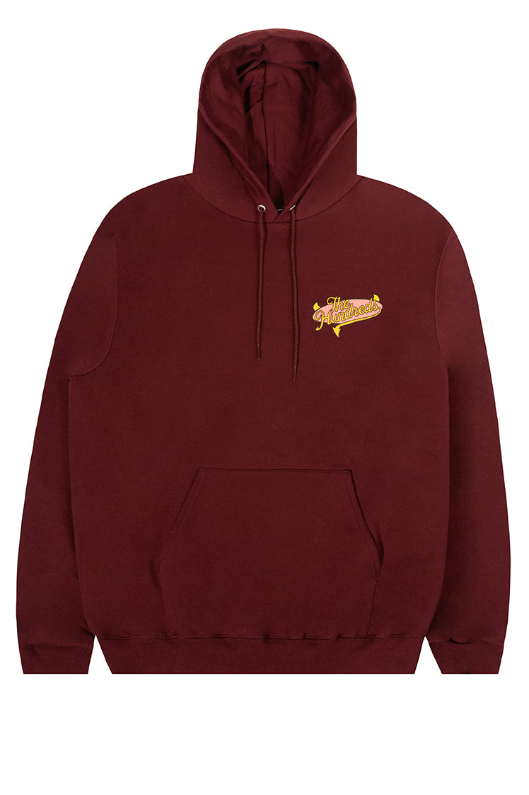 Thrasher flame hotsell hoodie maroon