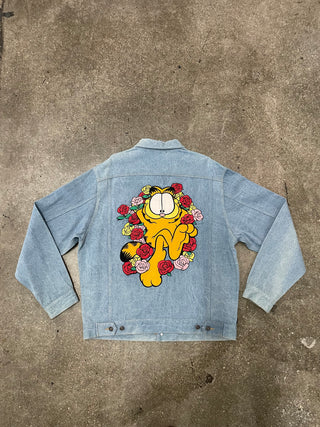 Garfield Roses Denim Jacket