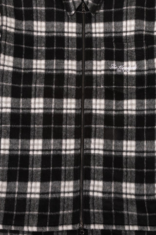 Seville Plaid Woven Zip-Up