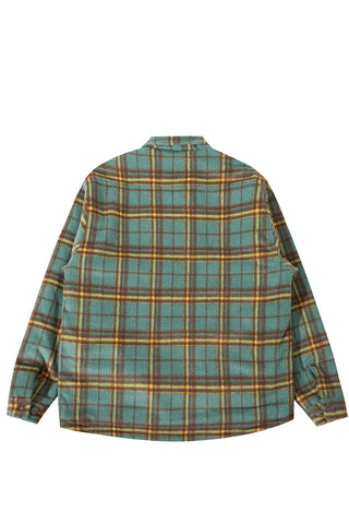 Seville Plaid Woven Zip-Up