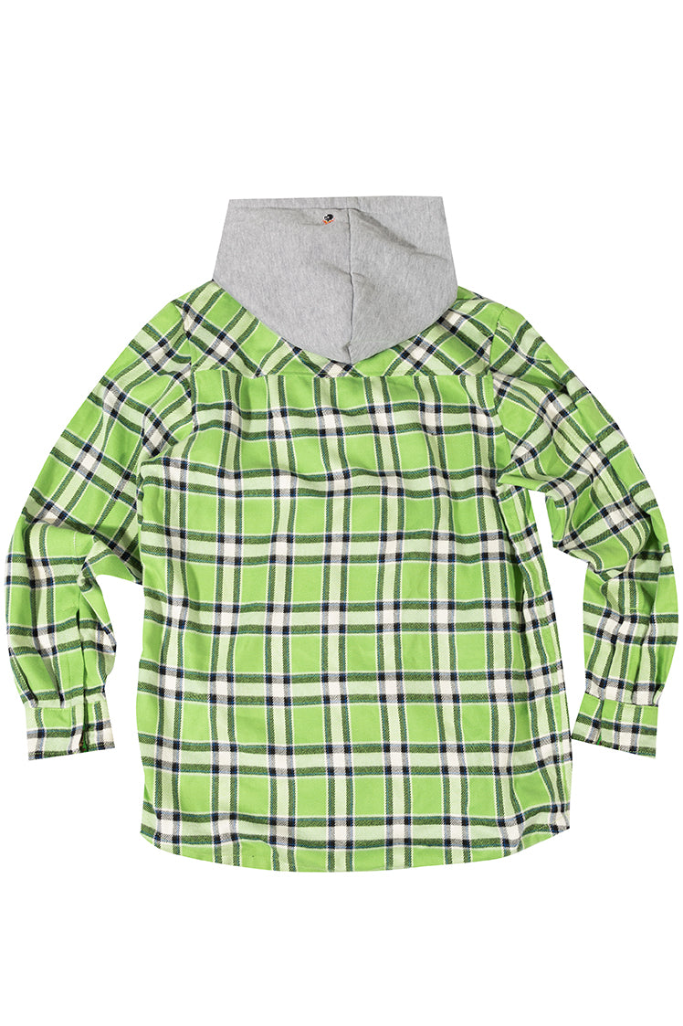 Public Label Plaid Zip-Up Shirt