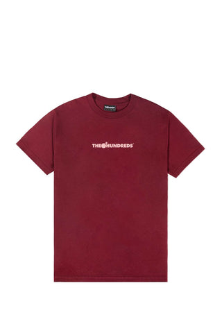SmallBar-T-Shirt-Burgundy-Front