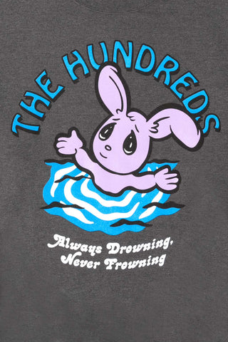 Drowning-Crewneck-Charcoal-Detail-Front
