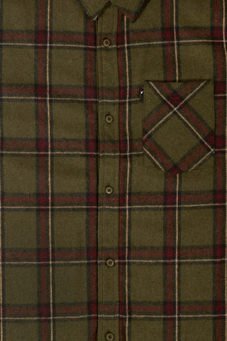 Sequoia-Button-Up-Olive-Detail-Front