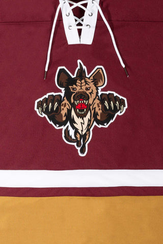 Crusher-Hockey-Jersey-Maroon-Detail-Front