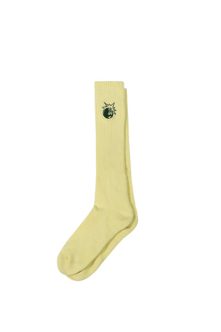Simple-Adam-Socks-Pale-Yellow-Front